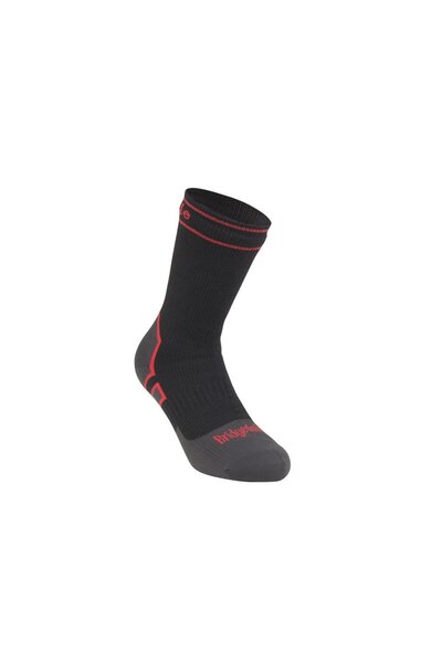 NO BRAND Șosete Bridgedale impermeabile StormSock Heavy Boot - negru/roșu 40-43