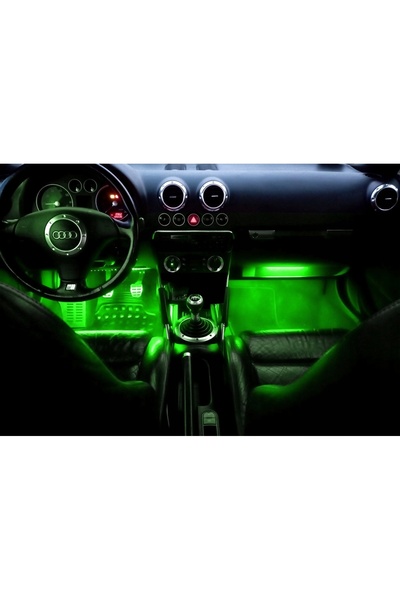 NO BRAND Lumină LED pentru cabină RGB 6x30cm + port USB BLUETOOTH 5V pentru p...