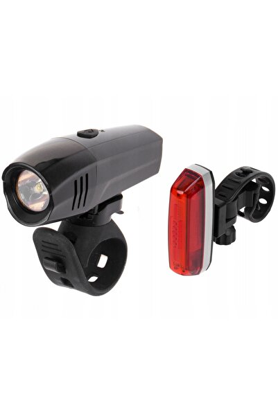 Verso SET DE LĂMPI PENTRU BICICLETĂ – ILUMINARE FAȚĂ ȘI SPATE – LAMPĂ LED CU ...