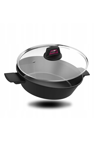 Taurus OALĂ NISKI CU CAPAC 28CM 3L PENTRU TOATE TIPI DE PLITE ANTIADERENTĂ