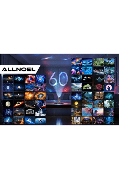 NO BRAND PROIECTOR DE PROIECȚIE STELE 3D HOLOGRAMĂ 60 DE FILME EFECT VR DIFUZ...