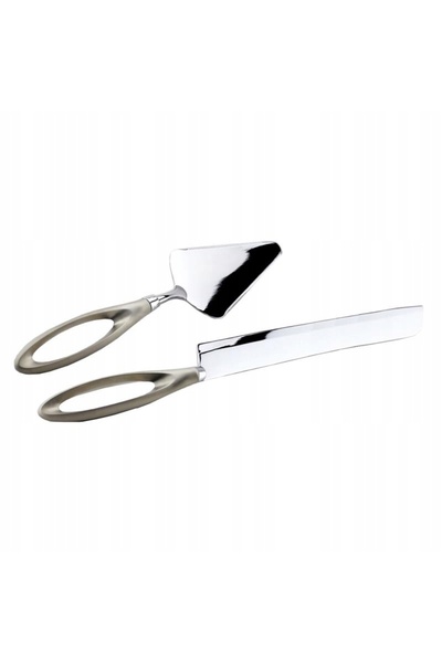 Regent SET PENTRU PATISERIE CUȚIT SPATULĂ OȚEL 18/10 ARGINTAT OVATION X 2 BUC.