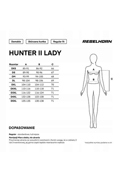 NO BRAND Rebelhorn Hunter II Geacă de piele neagră mată pentru femei [Mărimea...