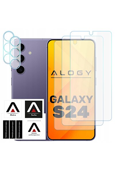 NO BRAND Sticlă securizată pentru Samsung Galaxy S24 3x pentru ecran + 2x pen...