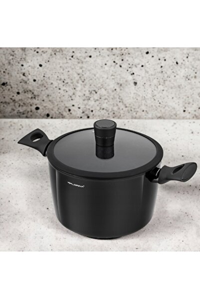 NO BRAND Oală Florina Magnum High din aluminiu 24cm 6.4L Capac Inducție