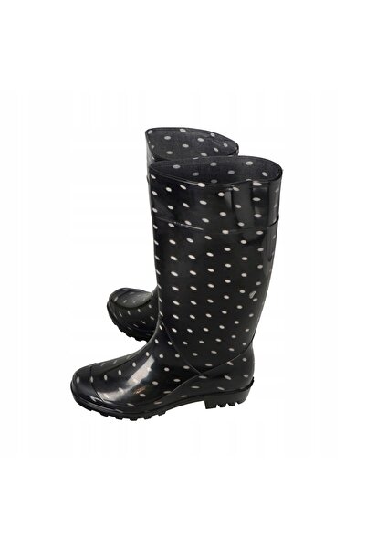 NO BRAND Cizme de ploaie PROTECT2U PCV cu buline albe 39