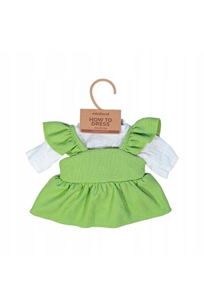 NO BRAND Miniland: rochie și tricou pentru vreme blândă, pentru păpușa de 38 cm
