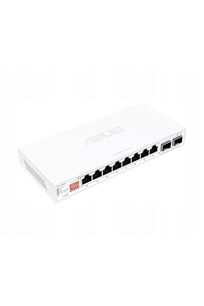ASUS Switch desktop 8 porturi QG-U1080 8x2.5Gb/s, 2x10Gb/s SFP+