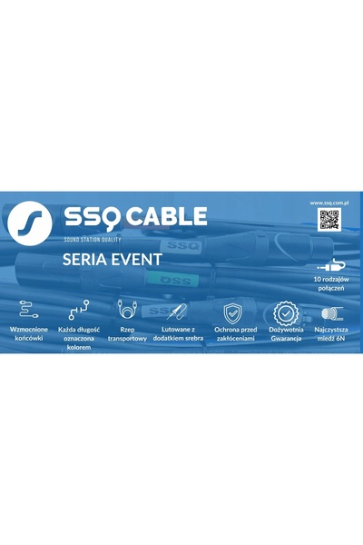 NO BRAND SSQ JMPJMP10 Event - cablu Jack mono drept 6.3 / Jack mono drept 6.3