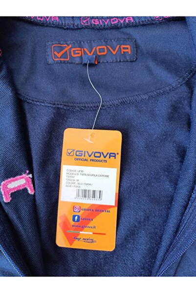 Givova Set trening hanorac și pantaloni LF30 negru roz 38 M