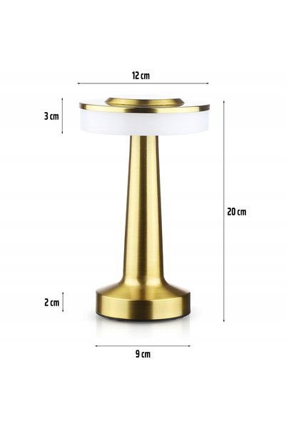 NO BRAND LAMPĂ LED FĂRĂ FIR, TACTILĂ, TIP CIUPERCĂ, CU 3 MODURI, PENTRU RESTA...