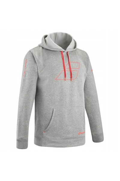 BABOLAT Hanorac de tenis Strike Hood Sweat gri mărimea M