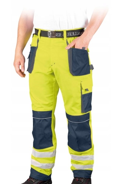 NO BRAND Pantaloni de lucru reflectorizanți, de siguranță, cu elemente de ave...