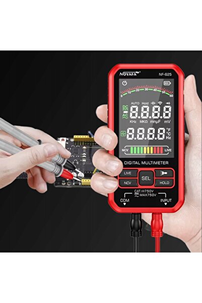 NO BRAND MULTIMETRU DIGITAL DE CURENT ELECTRIC CU ECRAN LCD DE 750 V Set NOYA...