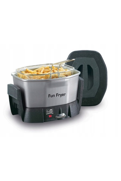 NO BRAND FRITEL FF1200 mini friteuză 1,5L 1400W, aparat de fritat