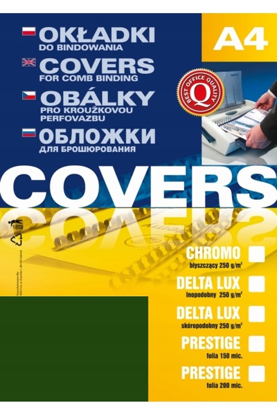 NO BRAND Coperți pentru legare, de birou, Argo Delta, piele verde, 100ark x 5...