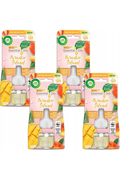 NO BRAND Rezerve pentru difuzor electric AIR WICK Piersică și Pepene 4X 19ML