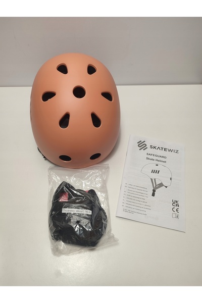 NO BRAND Casca de ciclism Skatewiz SAFEGUARD, piersică, M 52-57 cm