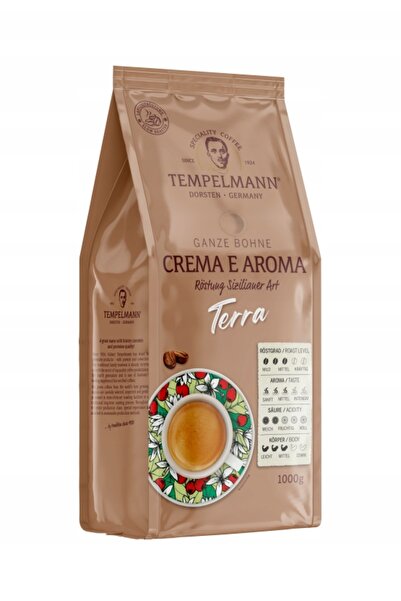 NO BRAND Boabe de cafea Tempelmann Terra Crema E Aroma 1 kg