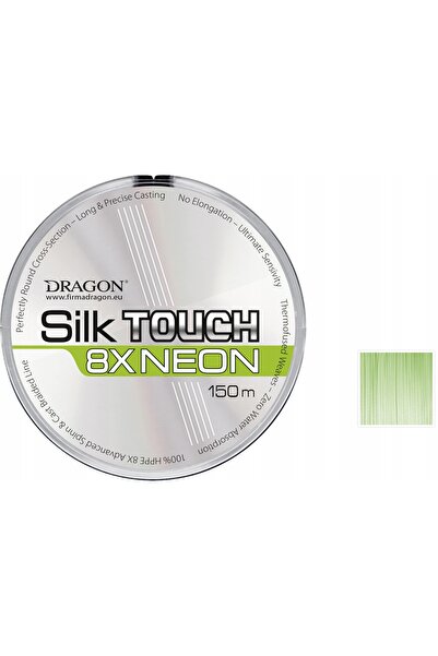 Dragon Șnur SilkTOUCH 8X Neon 150m/0.12mm/10.90kg 1 buc.