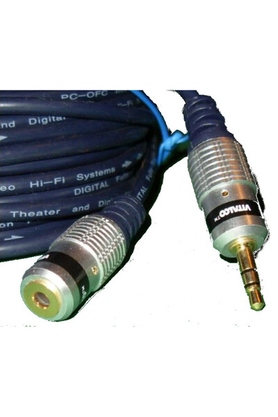 NO BRAND Cablu prelungitor jack 3,5 stereo 15m HQ vitalco (1250)