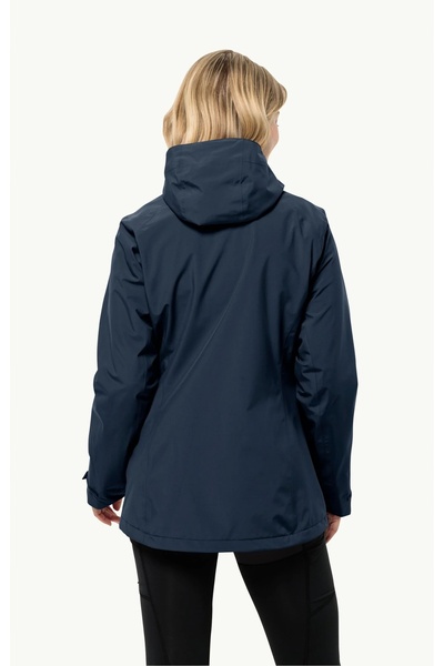 Jack Wolfskin Glaabach 3in1 JKT W Jachetă de damă - Albastru Noapte XL