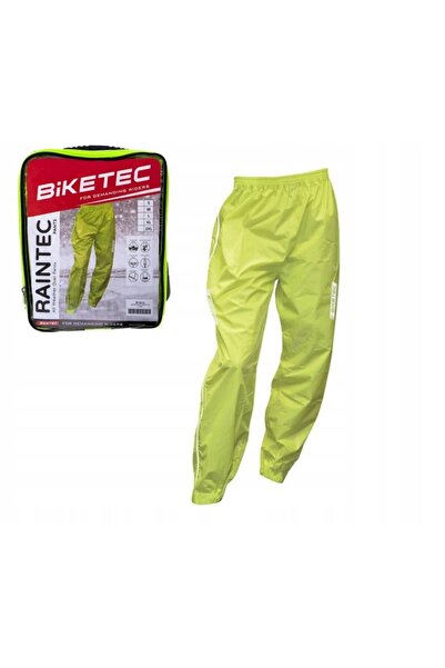 NO BRAND Pantaloni impermeabili de ploaie galbeni Biketec ODBLASK 2XL