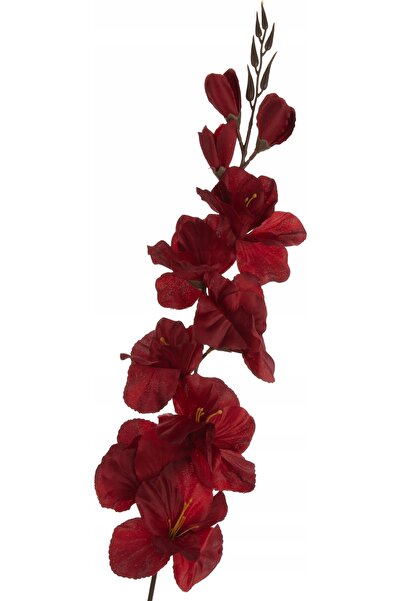 NO BRAND 12X GLADIOL DE CĂPȘUNĂ, RAMURĂ CU FLORI ARTIFICIALE, 77 CM