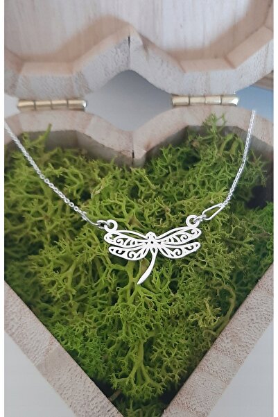 NO BRAND Colier și brățară DRAGONFLY AŽUR argint 925