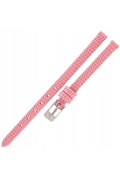 NO BRAND TEKLA J10A - 06mm - Lizard - ROZ DESCHIS - Curea de ceas din piele