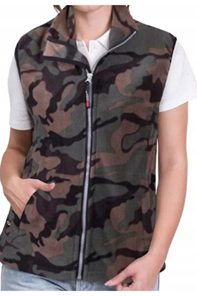 Reis VHONEY-L vestă de protecție din fleece, fără mâneci, de damă, camuflaj, ...