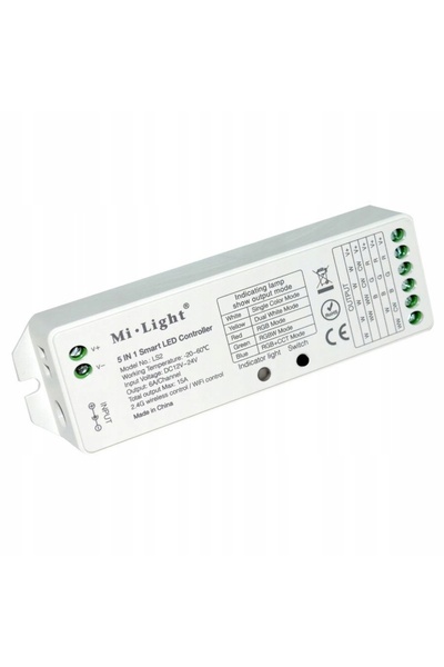NO BRAND Controler RF 5 în 1 pentru telecomandă cu 8 zone pentru bandă LED