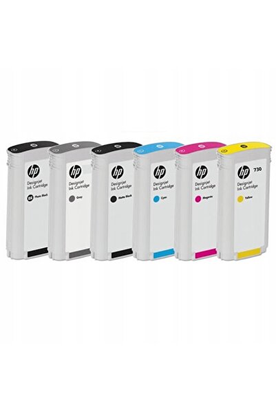 HP Γνήσιο Μελάνι 730 Κίτρινο P2V64A 130 ml
