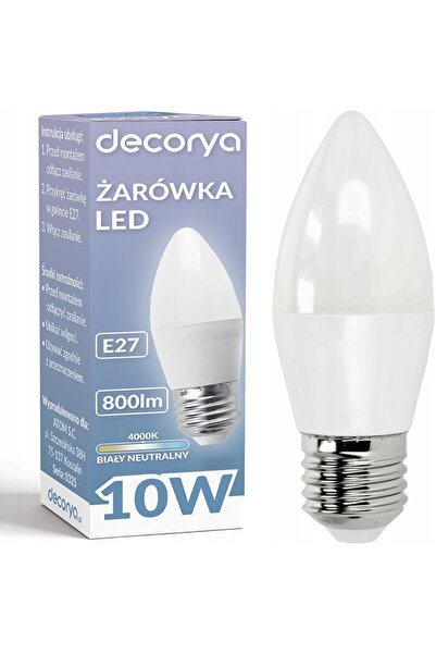 NO BRAND 5x BULB LED ECONOMIC E27 10W 800lm 4500K ALB NEUTRU