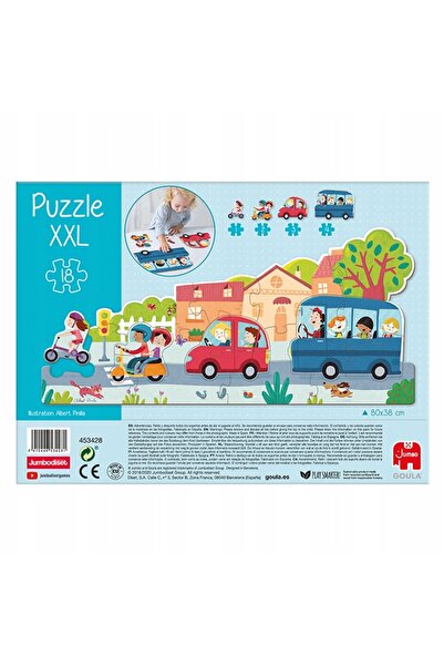 NO BRAND Puzzle pentru copii XXL Vehicule Goula Călătoria Micului Explorator