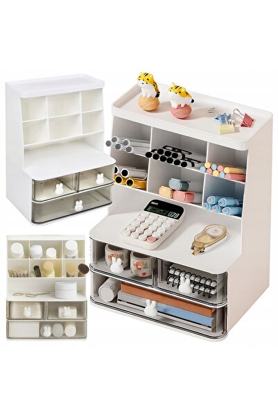 verk group Organizator de dulap, Rafturi de depozitare pentru birou, Cosmetic...