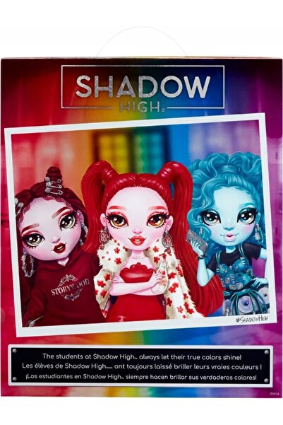 Rainbow High LALKA SHADOW HIGH ROZ SCARLET + accesorii