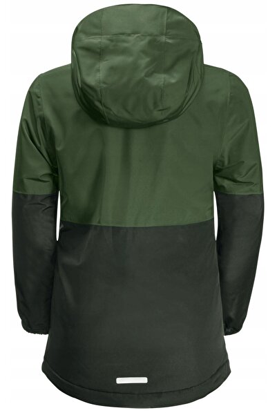 Jack Wolfskin Geacă lungă de iarnă pentru băieți, parka călduroasă căptușită 140