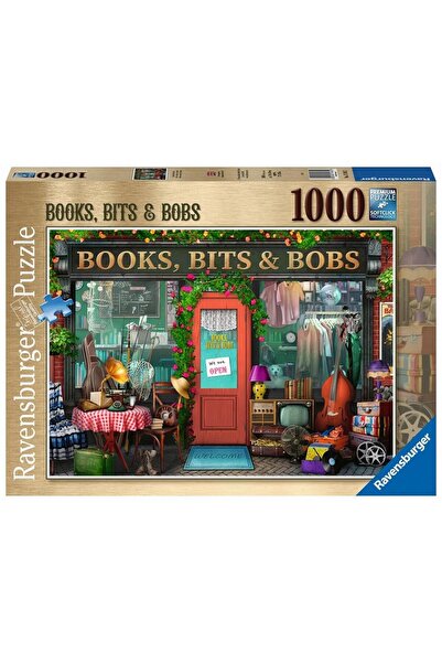 RAVENSBURGER Puzzle 1000 piese 2D Librărie 17481 LUME IMAGINE ȘIROAȚĂ