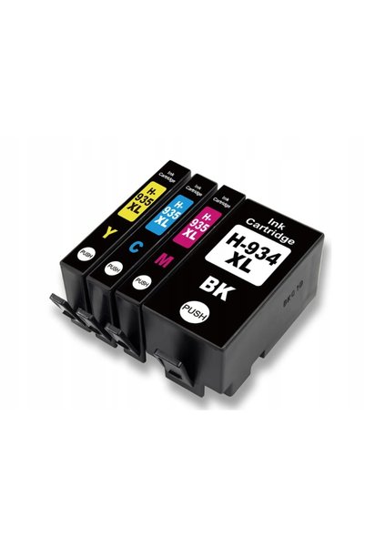 NO BRAND 4 x Cerneală pentru HP 934 935 XL 6230 6812 6815 6820 6830