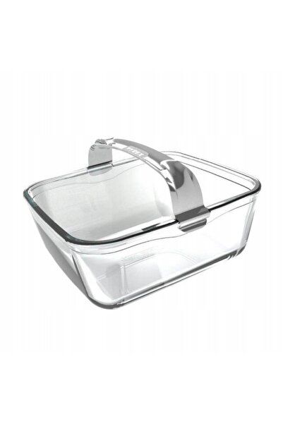 Pyrex Recipient termorezistent pentru friteuză cu aer cald, cu mâner, 20X18X8/2L