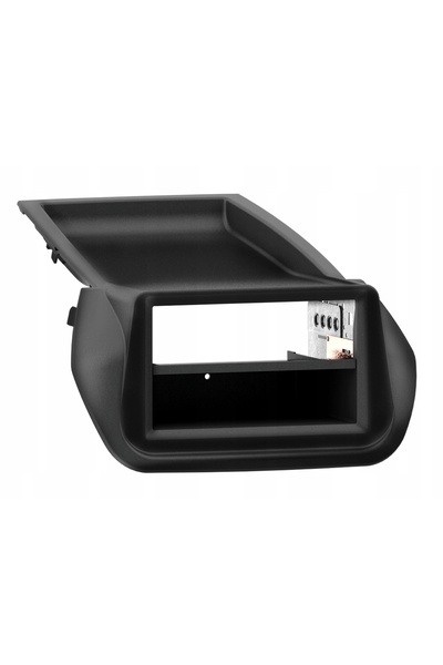 NO BRAND Ramă radio Nemo Fiorino Bipper 1-DIN/2-DIN NEGRU CU POLIȚĂ și buzunar