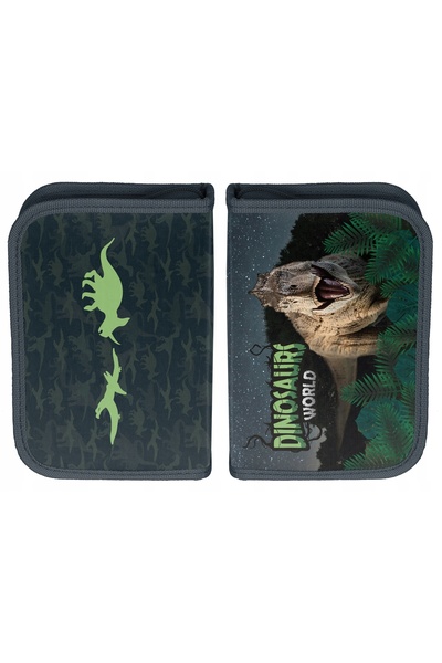 NO BRAND Ghiozdan școlar pentru băieți, clasa a 4-a, set cu dinozauri, verde ...