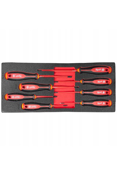 Milwaukee INSERT DIN SPUMĂ CU ȘURUBELNIȚE VDE 8 BUCĂȚI PENTRU ELECTRICIAN 493...