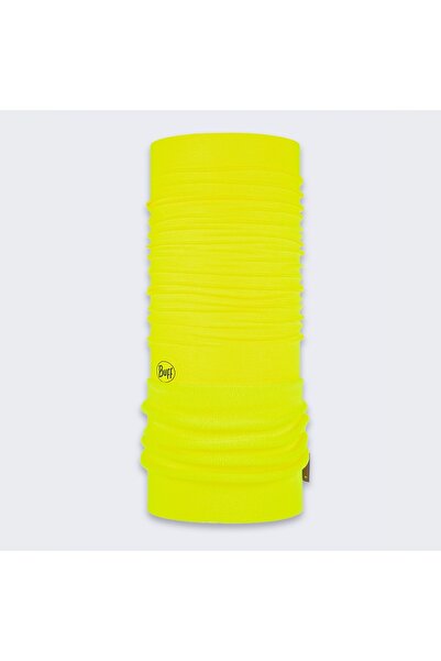 Buff Glugă din fleece multifuncțională, galben fluorescent, solidă, Polar, de...
