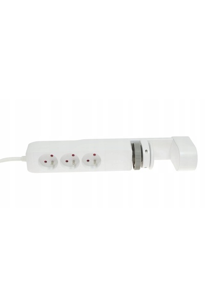 NO BRAND Prelungitor sub blat, 3 prize, 3 x USB, 1,5 m, alb, DPM PF1515W