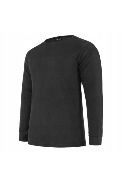 Mil-Tec Lenjerie termică din fleece neagră M