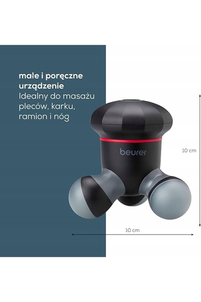 Beurer Aparat de masaj vibrant pentru dureri musculare la spate MG 18, alimen...