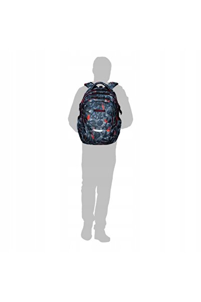 NO BRAND Rucsac școlar cu mai multe compartimente CoolPack multicolor, 20 l