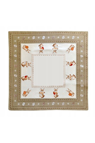 NO BRAND Față de masă de Paște din poliester JEDEKA 85x85 K3